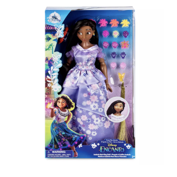 NWT Disney Encanto Isabela Hair Play Doll Toy New with Box - Picture 1 of 1